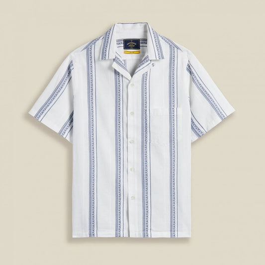Alqueva Shirt - White / Blue