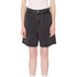 Women's Eli II Denim Pleated Short - Black Ash