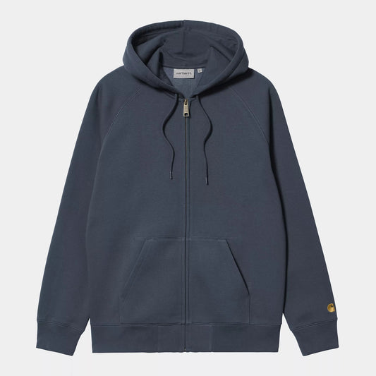 Hooded Chase Jacket - Dusky Blue