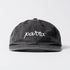 Scripted 6 Panel Hat - Washed Black
