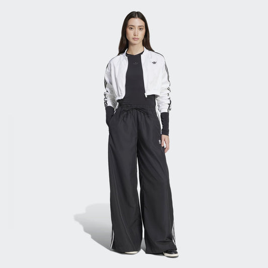 W' Oversized Track Pant - Black
