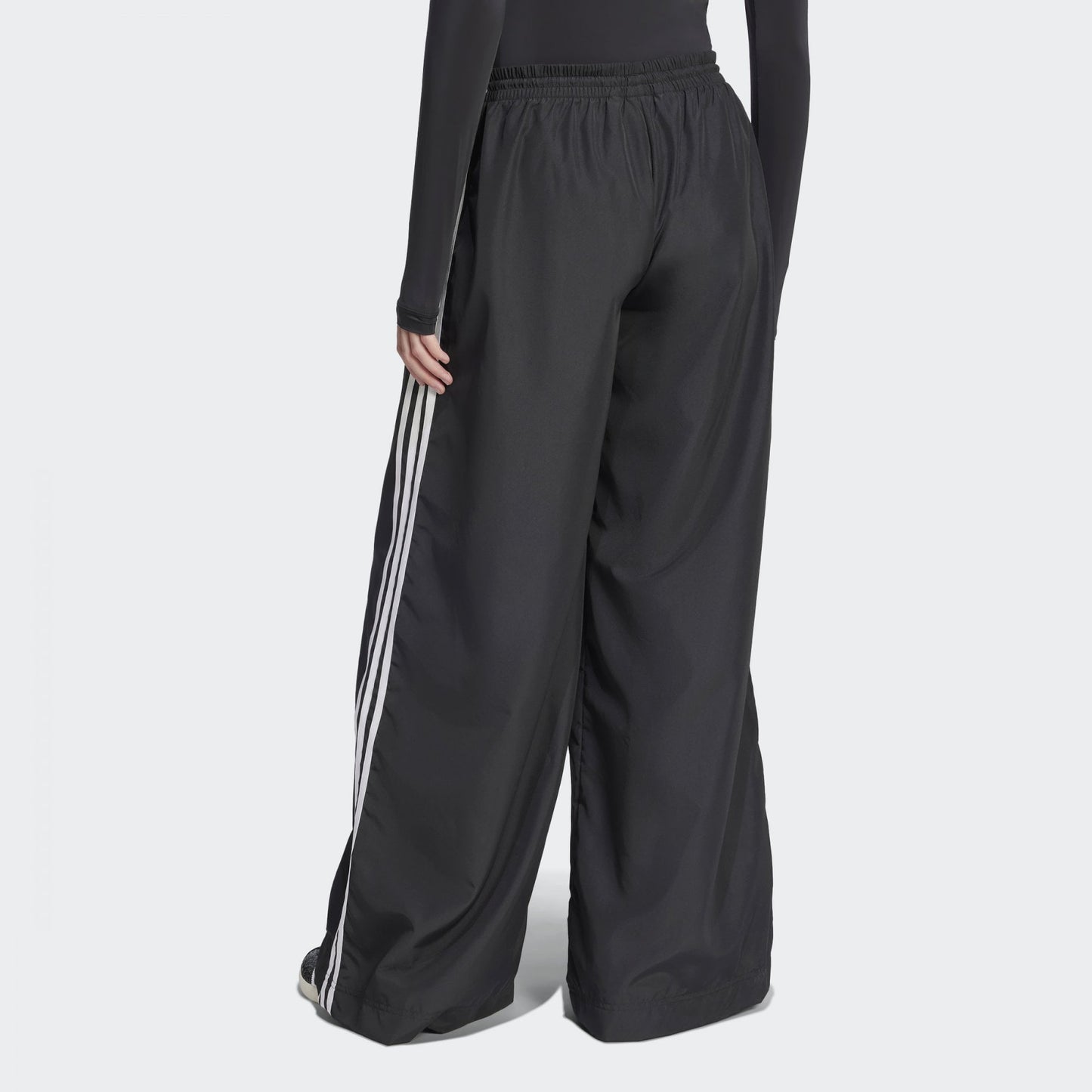 W' Oversized Track Pant - Black