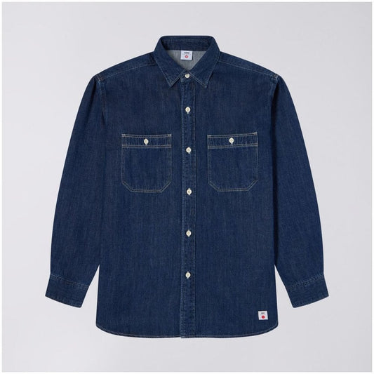 Work L/S Shirt - Blue Dark Used