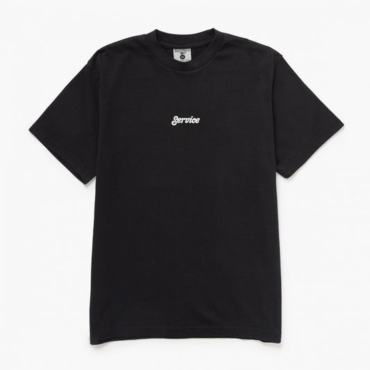 Service Logo Tee - Black