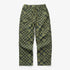 Printed Chef Pant - Olive Checker