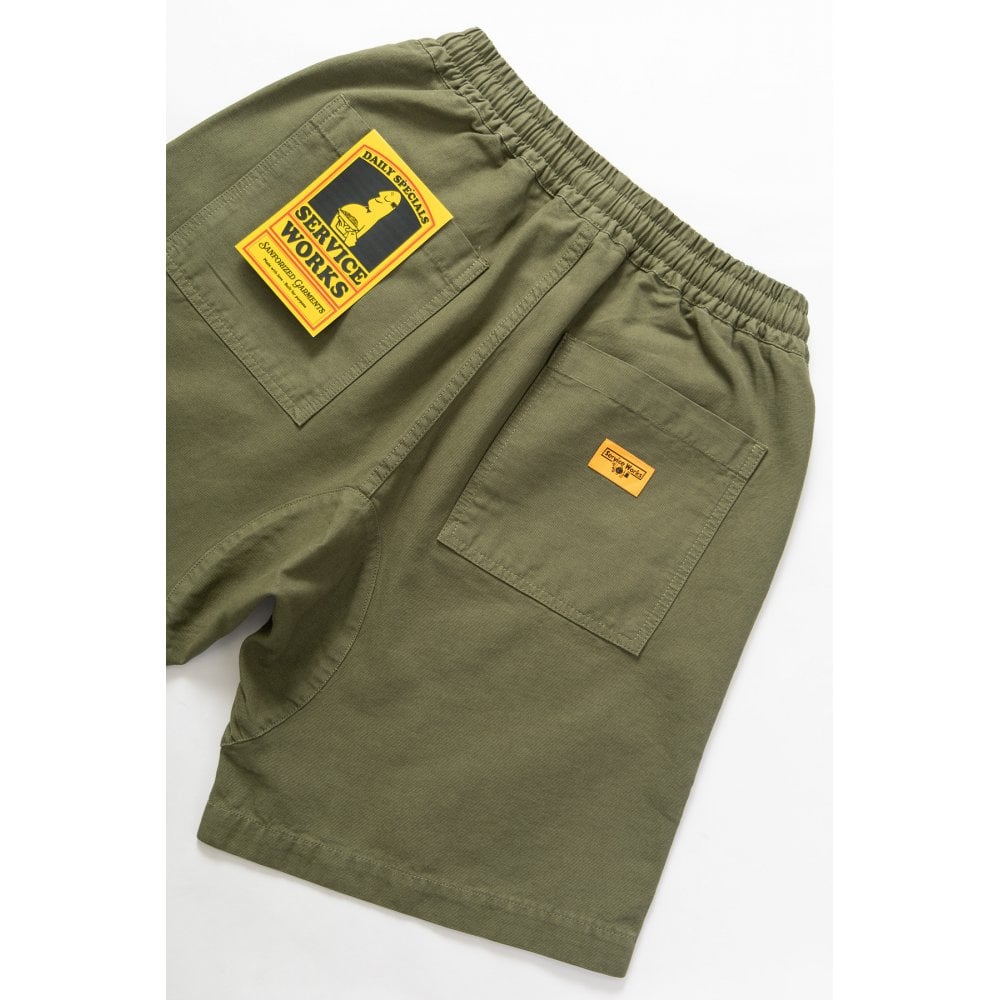 Classic Chef Shorts - Olive
