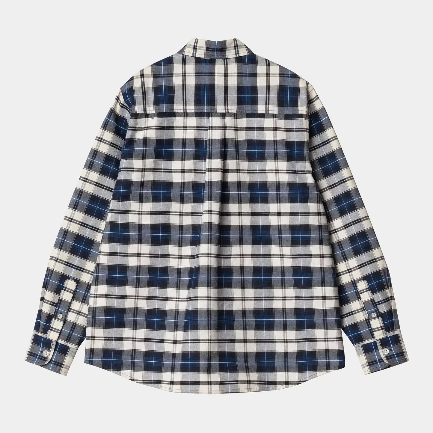 W' L/S Tarbell Shirt, Tarbell Check - Dark Navy / White