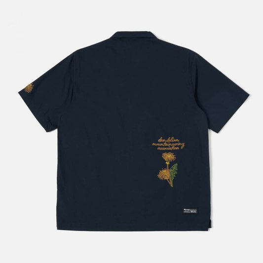 Universal Works X Flower Mountain Minari Shirt - Navy