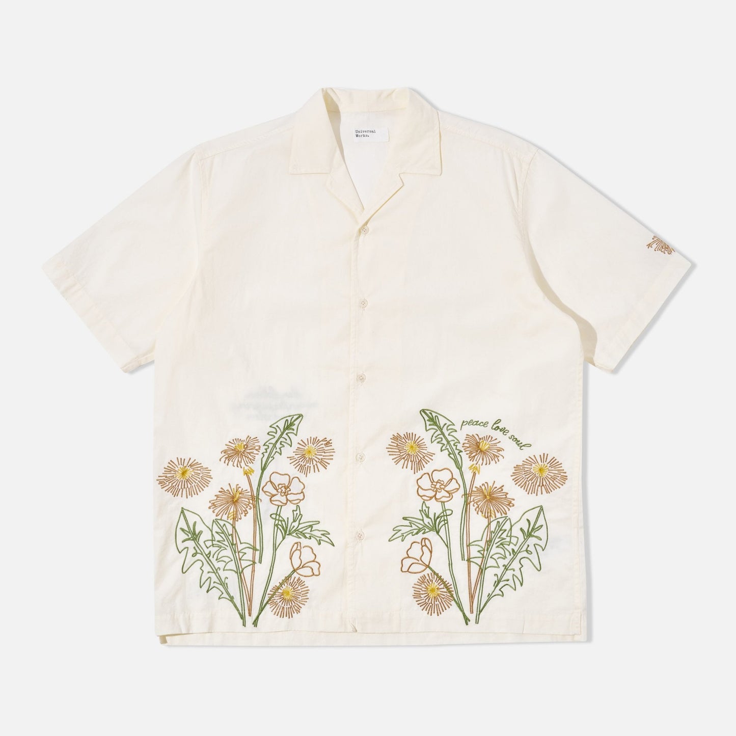 Universal Works X Flower Mountain Minari Shirt - Ecru