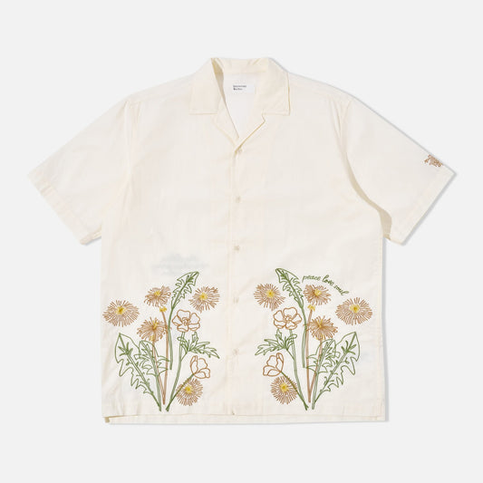 Universal Works X Flower Mountain Minari Shirt - Ecru