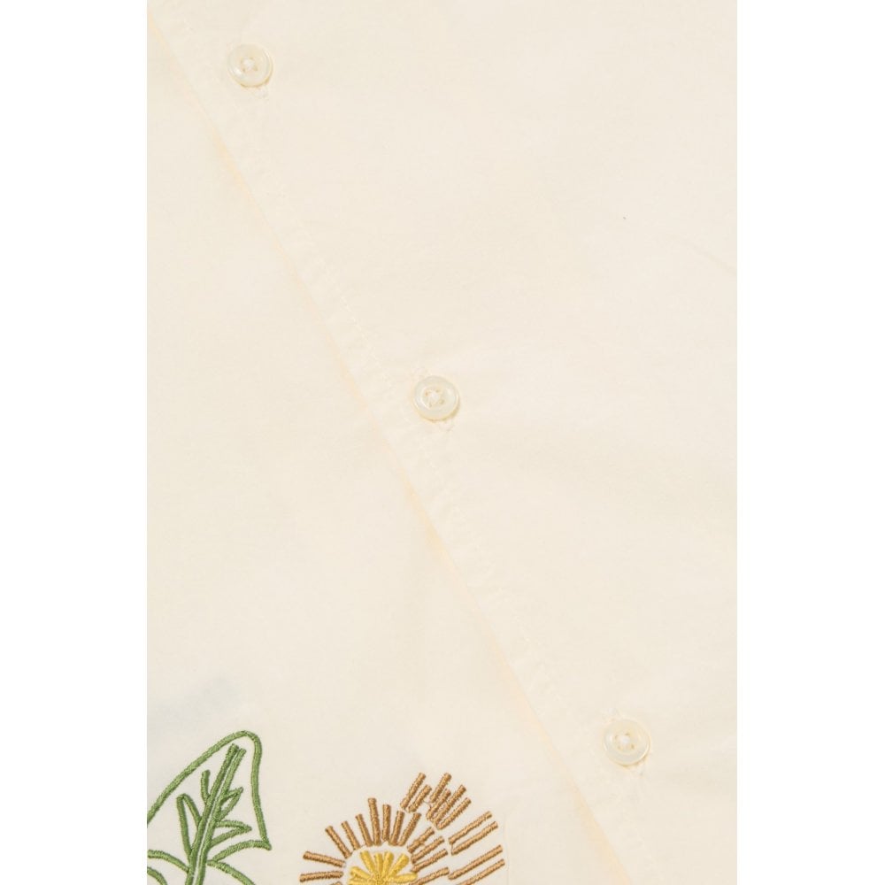 Universal Works X Flower Mountain Minari Shirt - Ecru