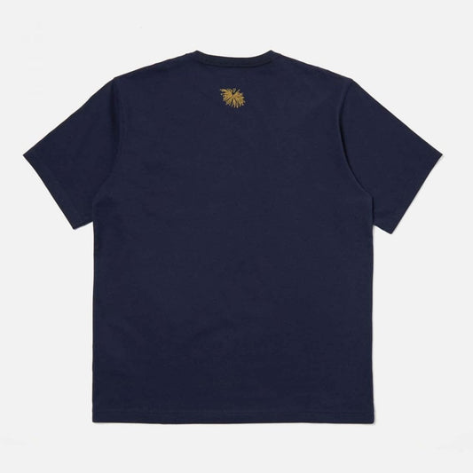Universal Works X Flower Mountain Dandelion Mountaineering Tee - Navy