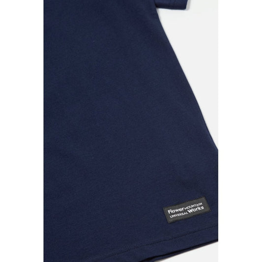 Universal Works X Flower Mountain Dandelion Mountaineering Tee - Navy