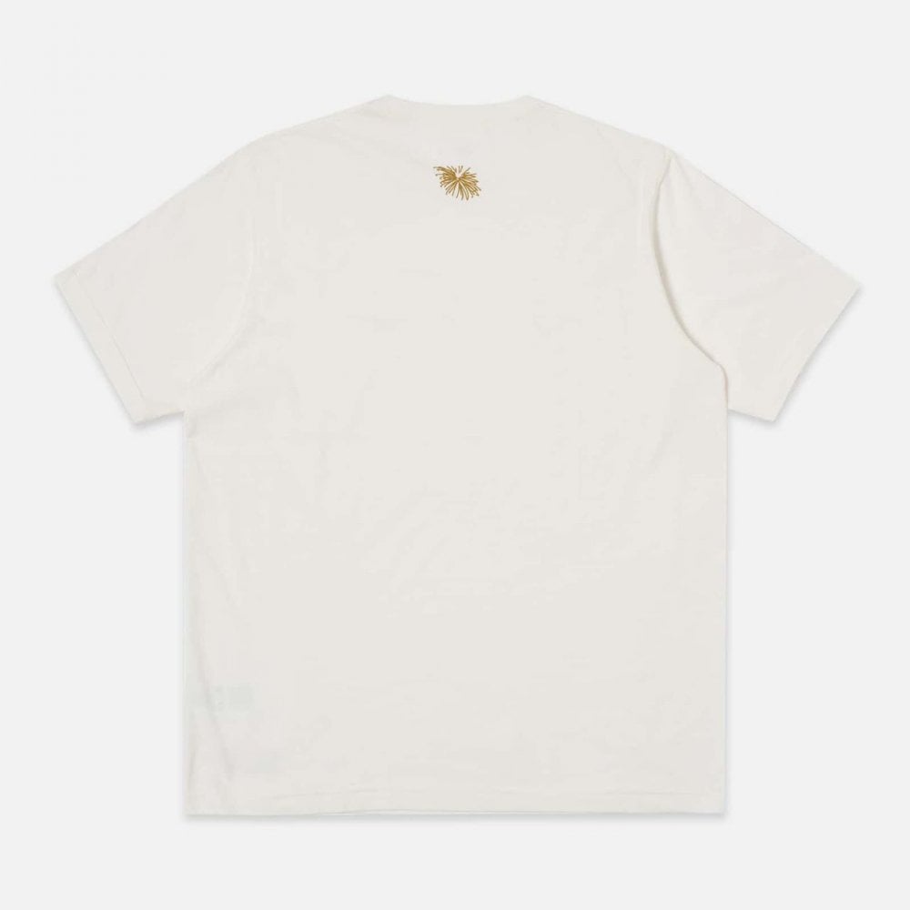 Universal Works X Flower Mountain Dandelion Mountaineering Tee - Ecru