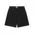 Stripe Baggy Denim Short