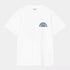 S/S Jazzy T-shirt - White / Blue Iris