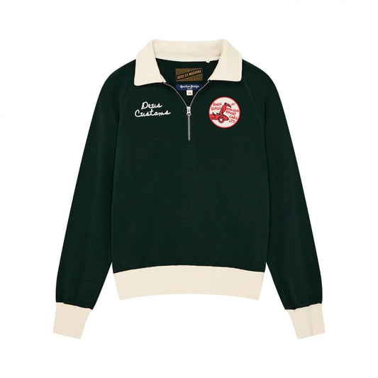 Specter Zip Sweat - Racing Green