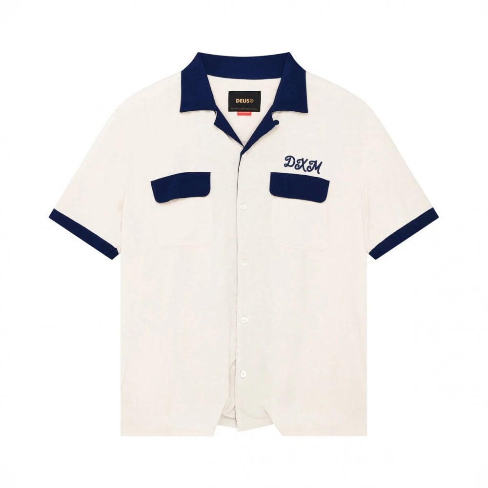 Diablo Bowling Shirt - Dirty White