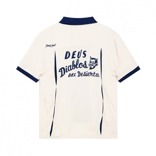 Diablo Bowling Shirt - Dirty White