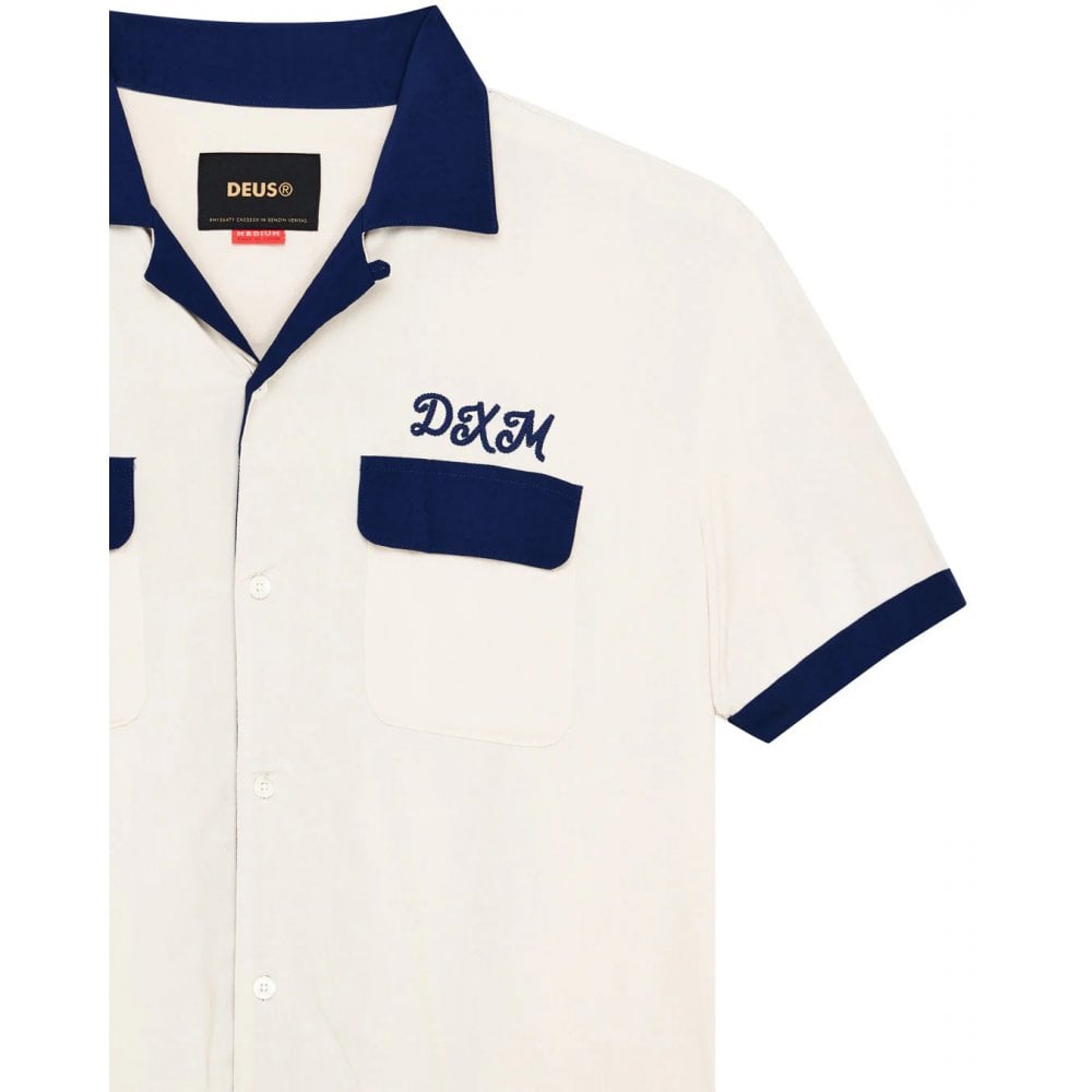 Diablo Bowling Shirt - Dirty White
