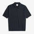 Leif Cotton Linen Polo - Dark Navy