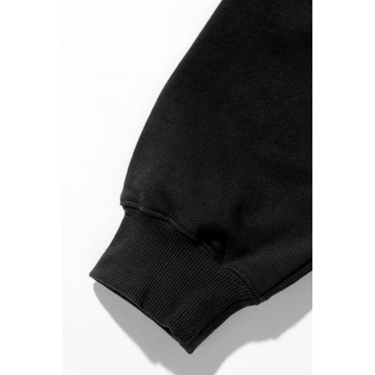 Chenille Standard Logo Crewneck Sweatshirt - Black