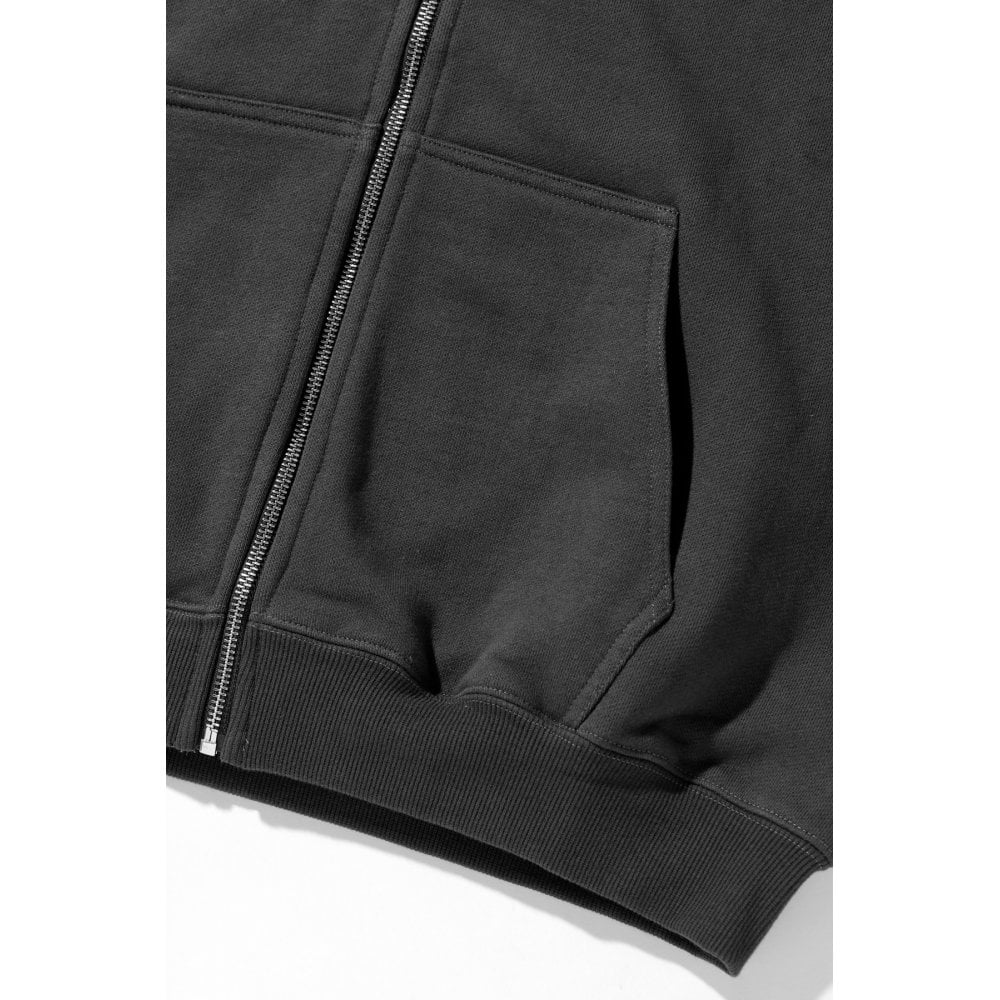 Slanted OG Zip Hooded Sweatshirt - Black