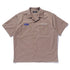 Embroidered S/S Work Shirt - Beige