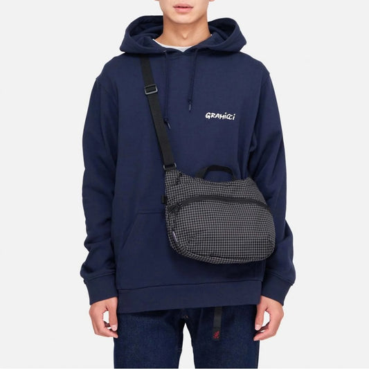 Ripstop Shoulder Bag - Black