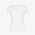 Women's Organic Rib S/S Tee - Optical White
