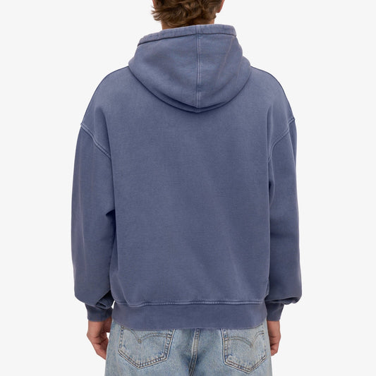 Organic Oversized Zip Hood - Neptune Blue