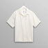 Didcot S/S Shirt - Open Weave Grid (Ecru)