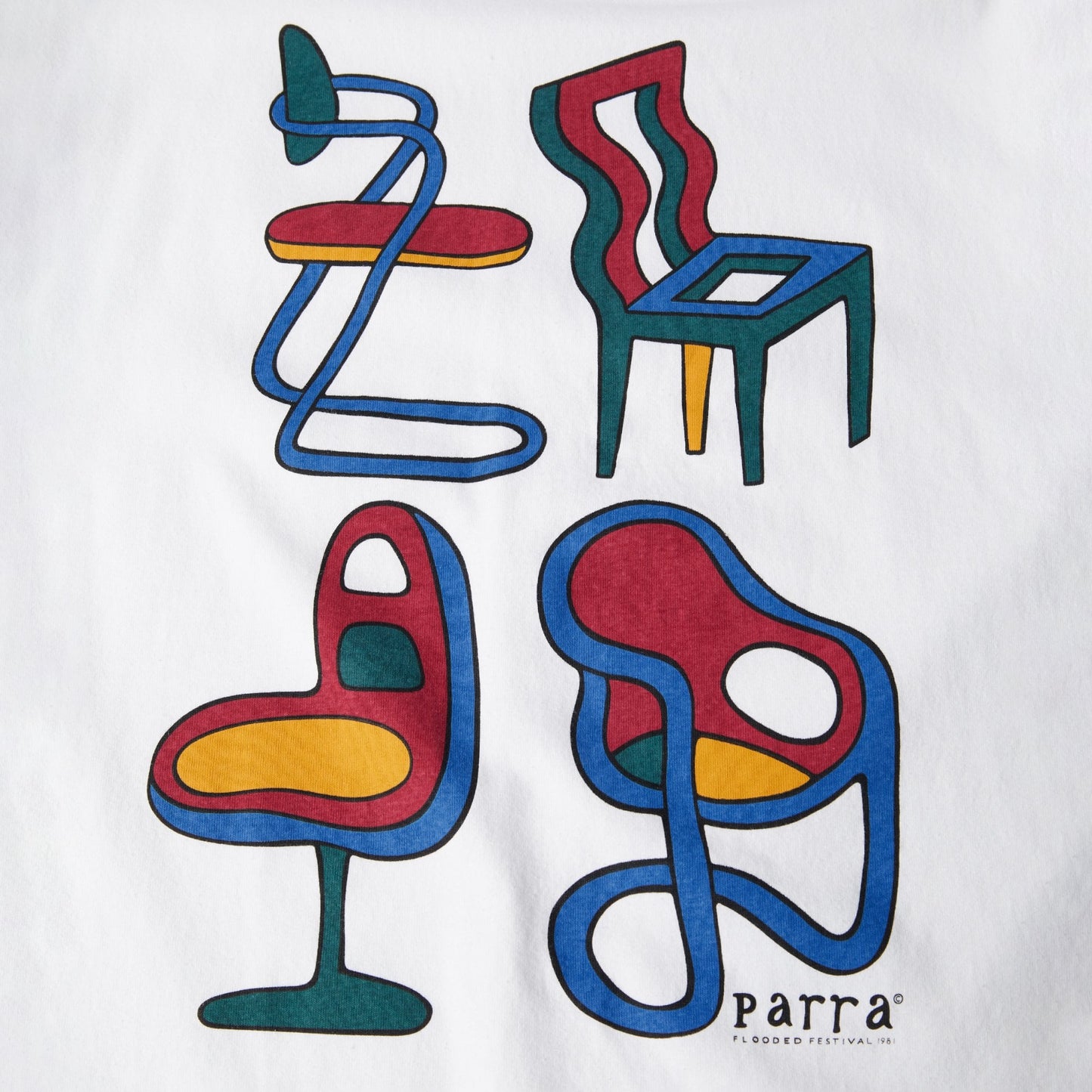 Unreasonable Chairs T-shirt - White