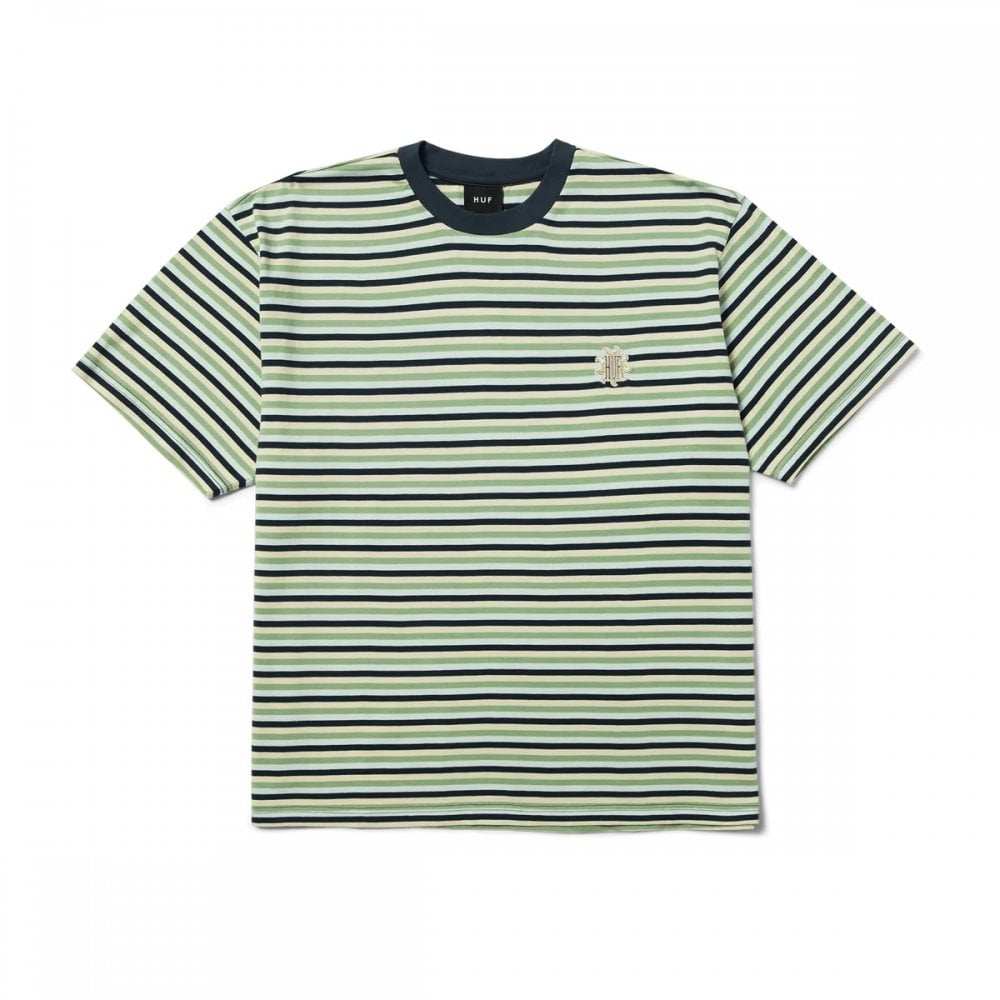 Apollo Striped S/S Knit Tee - Blue