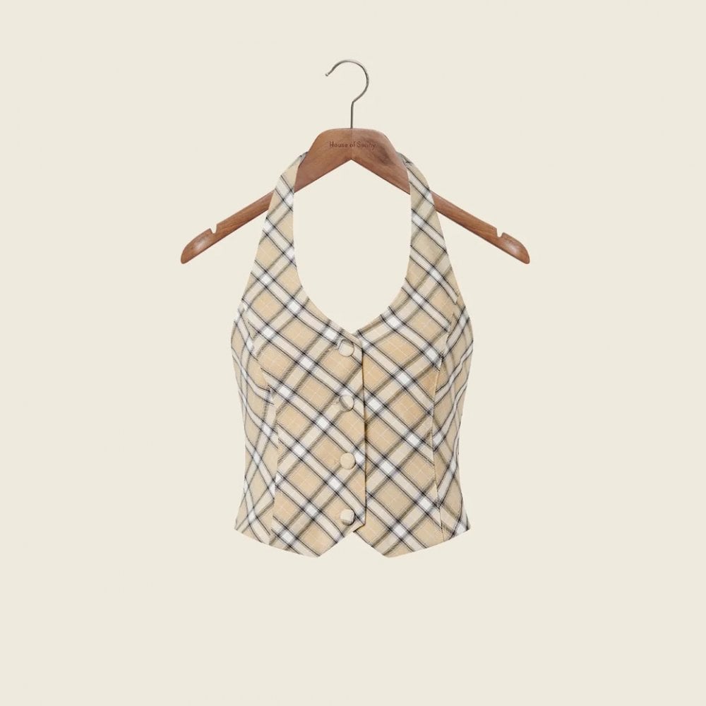 Sloane Check Waistcoat - Multi