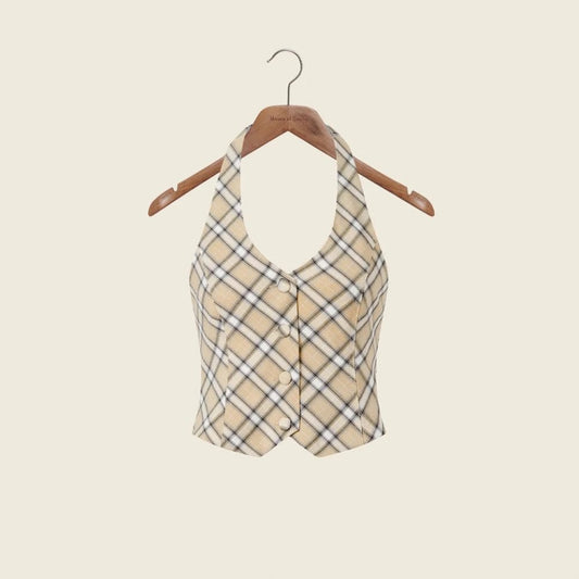 Sloane Check Waistcoat - Multi