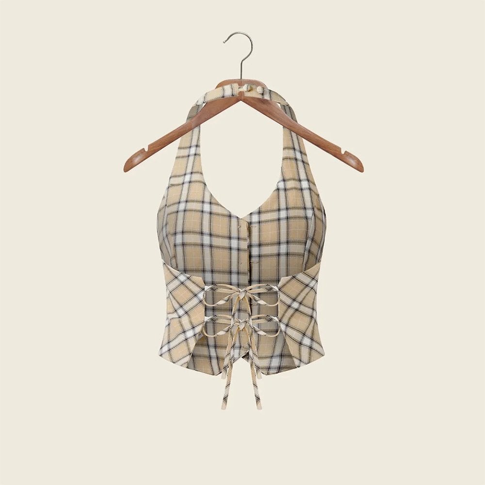 Sloane Check Waistcoat - Multi