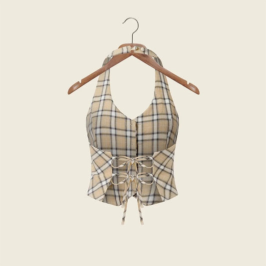 Sloane Check Waistcoat - Multi