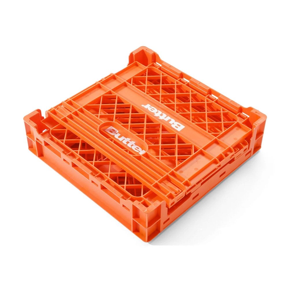 Collapsable Record Crate - Orange
