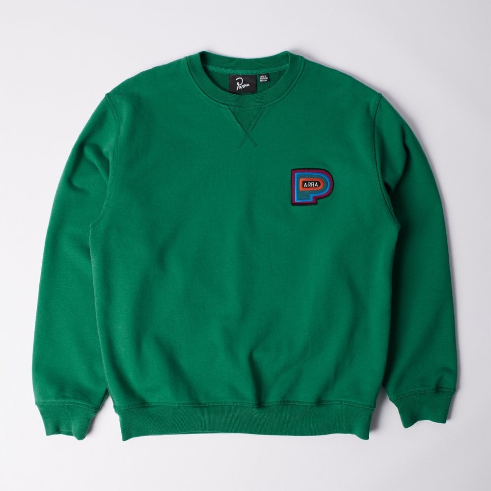 Repeat Pea Crew Neck Sweatshirt - Green