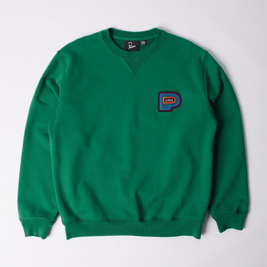 Repeat Pea Crew Neck Sweatshirt - Green