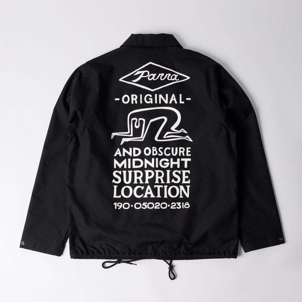 Midnight Surprise Coach Jacket - Black