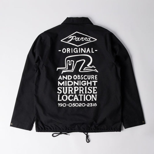 Midnight Surprise Coach Jacket - Black