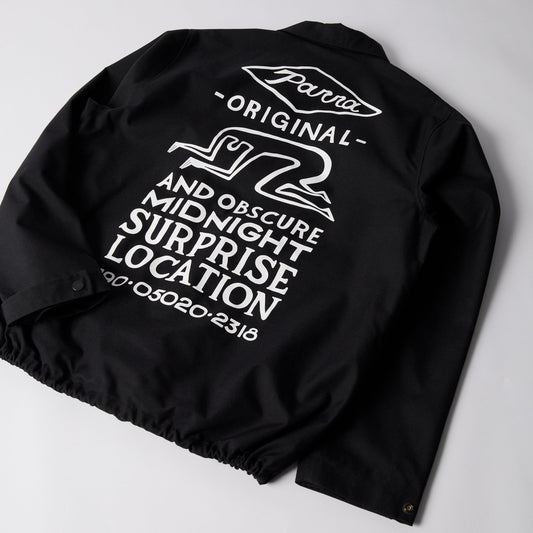 Midnight Surprise Coach Jacket - Black