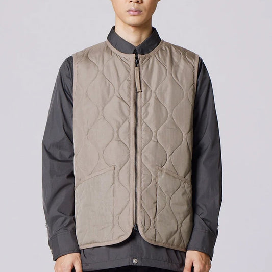 Military Crew Neck W. Zip Down Vest