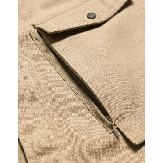 7028 Miltype Organic Custom Shirt - Sand