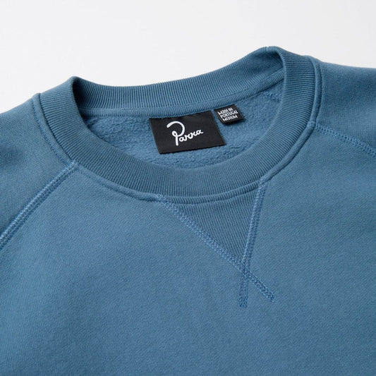 Amsterdammed Crew Neck Sweatshirt - Washed Blue