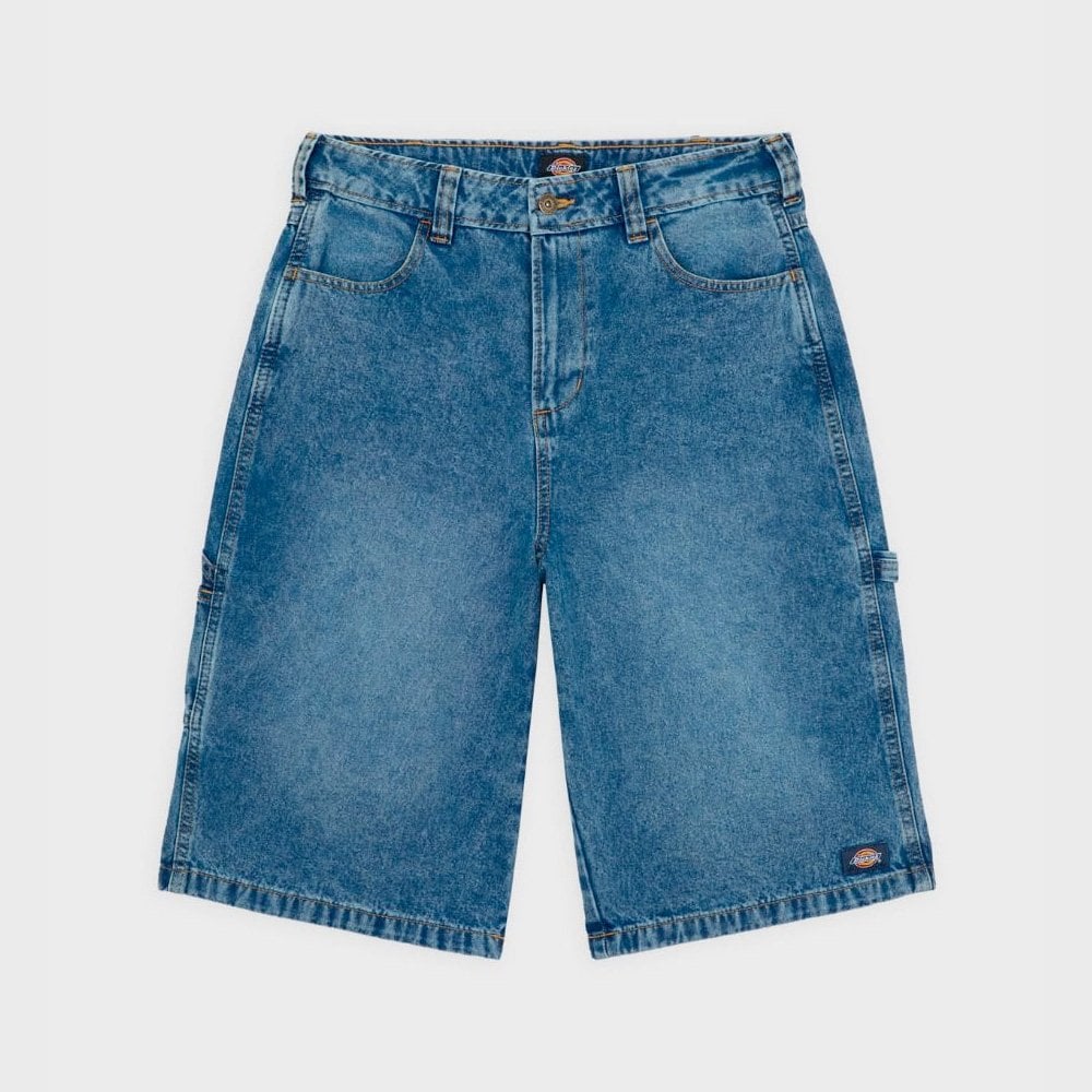 Women's Denim Carpenter Jorts - Rinsed Faded Indigo