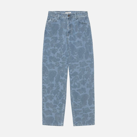 W' Duck Orell Pant - Camo Duck, Blue (Bleached)