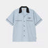 S/S Bowl Shirt, Blue Fog / Black